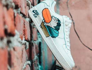 sneaker painting